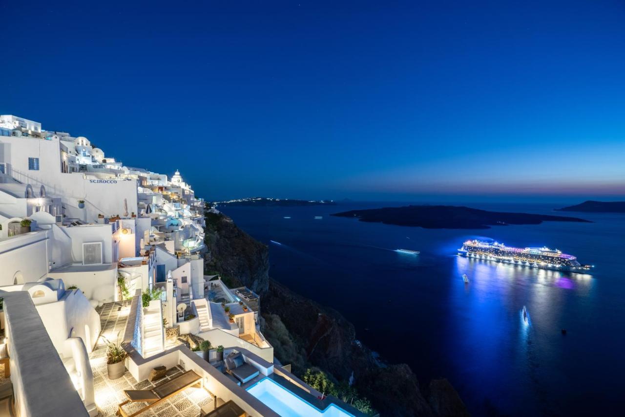 Inspire Santorini Luxury Villas Fira  Luaran gambar